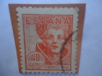 Stamps Spain -  Ed:955 - San Juan de la Cruz (1542-1591) - 4° Centenario de su Nacimiento (1542-1942)