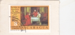 Stamps Nicaragua -  PARTIDA DE AJEDREZ DE LOS CARDENALES 