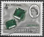 Stamps Zimbabwe -  Minerales. Rhodesia