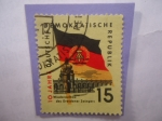 Stamps Germany -  Mechannisierung der Landwirtschaft-10 años República Democrática Alemana- Mecanización de la Economí