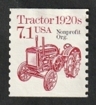 Sellos de America - Estados Unidos -  5 - Tractor de 1920