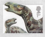 Stamps United Kingdom -  serie- Dinosaurios