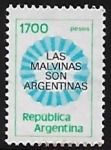 Stamps Argentina -  Las Malvinas son Argentinas 