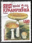 Sellos de Asia - Camboya -  Setas - Amanita Muscaria