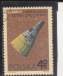 Sellos de Europa - Polonia -  Géminis, nave espacial estadounidense