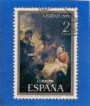 Stamps Spain -  Navidad de 1970