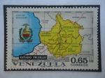 Sellos de America - Venezuela -  Estado Trujillo - Serie: Estados de Venezuela , Mapas y Escudos de Armas.