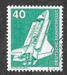 Sellos de Europa - Alemania -  1174 - Transbordador espacial