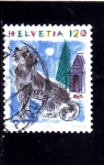 Stamps Switzerland -  ilustración perro