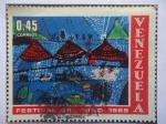 Stamps Venezuela -  Festival del Niño - Pueblo Cerca a Caracas - Serie: Día del Niño