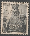 Stamps Spain -  Año Mariano. ED 1137