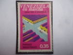 Stamps Venezuela -  Parqu Industrial - Serie: Venezuela en Marcha- Obras para el Desarrollo.