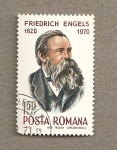 Sellos del Mundo : Europe : Romania : Federico Engels, socialista alemán