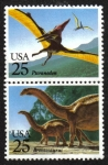 Stamps United States -  Problema con los animales prehistóricos