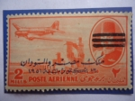 Stamps Egypt -  King Farouk de Egipto (1920-1965) -Sobrestampado .(Valor del sello año 1952)