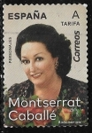 Stamps Spain -  Montserrat Caballé,