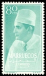 Stamps Morocco -  Reino independiente. Zona norte. Mohamed V