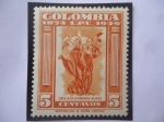 Sellos de America - Colombia -  U.P.U. - 75°Aniversario de la Unión Postal Universal (1874-1949) -  cattleya Dowiana Aurea.