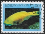 Sellos de Africa - Benin -  Peces - Scarus gibbus