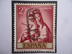 Stamps Spain -  Ed:ES 1424-La Virgen de la Gracia y el Niño-Oleo del Pintor Español,Francisco de Zurbarán (1598-1660