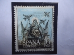 Sellos de Europa - Espaa -  Ed:ES 1405-Cincuentenario de la Aviación Española- Nuestra Señora de Loreto.