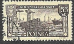 Sellos de Europa - Polonia -  1005 - Astillero de Gdansk