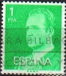 Sellos de Europa - Espaa -  ESPAÑA 1977 2390 Sello Serie Basicas Rey Don Juan Carlos I 1p Usado