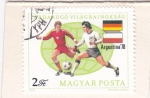 Stamps Hungary -  MUNDIAL ARGENTINA 78