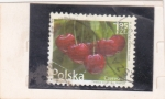 Sellos de Europa - Polonia -  fruta-cereza 