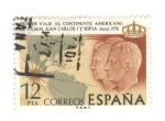 Stamps Spain -  Edifil 2333. Primer viaje de los reyes de España al continente americano