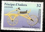 Sellos del Mundo : Europe : Andorra : Museo de la Bicicleta - Velocipedo de Drais