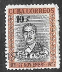 Sellos de America - Cuba -  495 - Jose M. de Medina