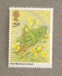 Stamps United Kingdom -  Insectos:Grillo