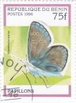 Stamps Benin -  Mariposa