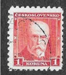 Sellos de Europa - Checoslovaquia -  170 - Tomáš Garrigue Masaryk