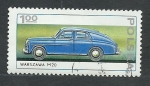 Stamps Poland -  Coche de hepoca