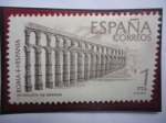 Stamps Spain -  Ed:Es 2184- Acueducto de Segovia (S.II d.C) -Acueducto Romano-Serie:Relación Cultural entre Roma y E