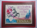 Sellos de Europa - Espaa -  Ed:2315-VII Centenario del Patronazgo de San Jorge - Patrón de Alcoy-Alicante-San Jorge (280-303d.C)