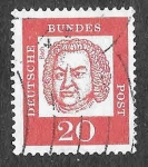 Sellos de Europa - Alemania -  829 - Johann Sebastian Bach 