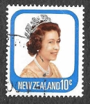 Stamps New Zealand -  648 - Reina Isabel II de Inglaterra