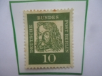 Sellos de Europa - Alemania -  Alemani-Berlón - Dürer (1471-1528) - Alberto Durero- Pinto Aleman - Serie Alemanes Distinguidos.