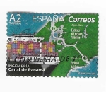 Stamps Spain -  Ingeniería. Canal de Panamá