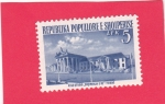 Stamps Albania -  Edificio Tirana