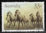 Sellos de Oceania - Australia -  Brumbies - Caballos bravos