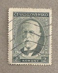 Stamps Czechoslovakia -  Presidente Masaryk