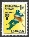 Sellos de Europa - Polonia -  2154 - Campeonato del Mundo de Hockey Sobre Hielo