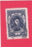 Stamps Argentina -  general José de San Martin 