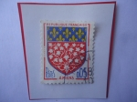 Sellos de Europa - Francia -  AMIENS-(Aomme)- Escudo de Armas de la Ciudad de Amiens.