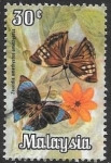 Sellos del Mundo : Asia : Malaysia : mariposas