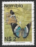 Stamps Namibia -  mariposas